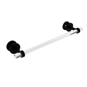 NIB Allied Brass Clearview Collection 18 Inch Shower Door Towel Bar Matte Black